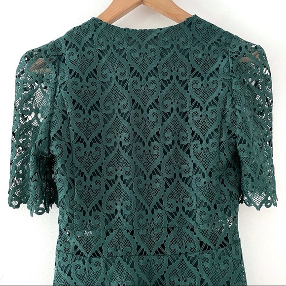 NWT Sandro Hearty Lace Fit & Flare Cocktail Dress - Picture 11 of 16
